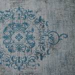 Vintage-Teppich Divin I Mischgewebe - Hellgrau / Türkis - 160 x 240 cm