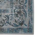 Vintage vloerkleed Divin I textielmix - lichtgrijs/turquoise