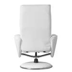 Fauteuil de relaxation Kenzo Avec repose-pieds - Imitation cuir - Blanc