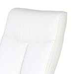 Fauteuil de relaxation Kenzo Avec repose-pieds - Imitation cuir - Blanc