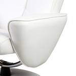 Fauteuil de relaxation Kenzo Avec repose-pieds - Imitation cuir - Blanc