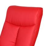 Relaxfauteuil Kenzo met hocker - kunstleer