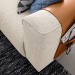 Ecksofa Crawford Iii Webstoff Webstoff Saia: Beige - Ottomane davorstehend links