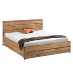 Houten bed Volda (incl. bedlade) Massief eikenhout