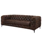 Sofa Leominster II (3-Sitzer) Antikleder - Microfaser Vada: Braun