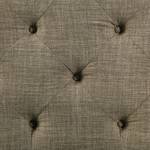 Gestoffeerd bed Grand Geweven stof - 180 x 200 cm - Kokosnoot bruin