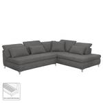 Ecksofa Rockford I Webstoff Grau - Textil - 265 x 90 x 225 cm