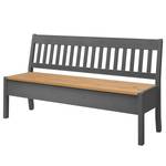 Banc Boston I Pin massif - Epicéa gris / Epicéa lessivé - Largeur : 169 cm