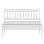 Banc Boston I Pin massif - Pin blanc - Largeur : 131 cm