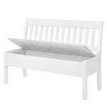 Banc Boston I Pin massif - Pin blanc - Largeur : 131 cm