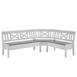 Banc d'angle Fjord Pin massif - Epicéa blanc / Epicéa gris - 213 x 170 cm