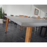 Tuintafel Broony I beton/massief acaciahout - grijs/acaciahout