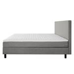 Letto boxspring Joiselle Tessuto - Con topper - Grigio - 140 x 200cm