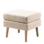 Fauteuil Croom Tissu - Tissu Polia: Cachemire - Avec repose-pieds