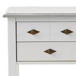 Console Bergen I Pin massif - Pin blanc - Pin blanc - Largeur : 58 cm