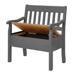 Banc Boston Pin massif - Epicéa gris / Epicéa lessivé - Largeur : 83 cm - Avec accoudoirs