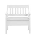 Banc Boston Pin massif - Epicéa blanc - Largeur : 83 cm - Avec accoudoirs