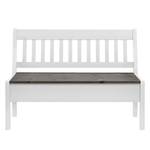 Banc Boston Pin massif - Epicéa blanc / Epicéa gris - Largeur : 131 cm - Sans accoudoirs