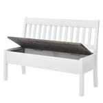 Banc Boston Pin massif - Epicéa blanc / Epicéa gris - Largeur : 131 cm - Sans accoudoirs