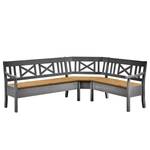 Banc d'angle Fjord Pin massif - Epicéa gris / Epicéa lessivé - 213 x 170 cm