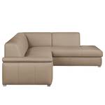 Ecksofa Termon - Bodennah Longchair davorstehend rechts - Cappuccino - Echtleder Roda: Cappuccino - Longchair davorstehend rechts