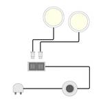 LED-spotverlichting Cupello 2-delige set