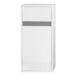 Armoire basse Sol I Blanc brillant / Blanc