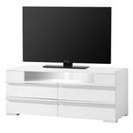 Tv-kast Cupar II (incl. verlichting) Wit - Plaatmateriaal - 140 x 57 x 49 cm