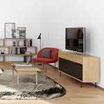 Sideboard Lomborg Eiche / Matt Schwarz