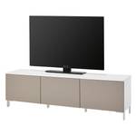 Meuble TV Nivala Sable / Blanc mat