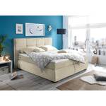 Lit boxspring Surribas Avec coffres de lit et surmatelas - Sable - Mousse viscoélastique