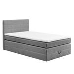 Letto boxspring Harvi Tessuto - Tessuto Saba: grigio chiaro - 120 x 200cm