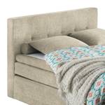 Boxspringbett Belesar (inkl. Topper) Webstoff - Sand