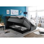 Lit boxspring Surribas Avec coffres de lit et surmatelas - Gris pigeon - Mousse viscoélastique