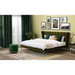 Gestoffeerd bed Neo fluweel Antiek groen - 160 x 200cm