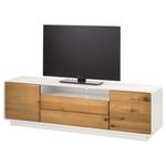 Mobile TV Boge II Rovere nodato / Bianco opaco