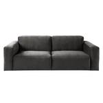 3-Sitzer Sofa LORALAI Samt Ravi: Grau