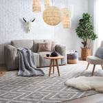 2-Sitzer Sofa LORALAI Cord - Cordstoff Lola: Hellgrau