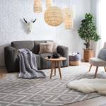 2-Sitzer Sofa LORALAI Cord - Cordstoff Lola: Grau