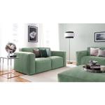 2-Sitzer Sofa LORALAI Samt Ravi: Mintgrün