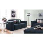 2-Sitzer Sofa LORALAI Samt Ravi: Dunkelblau