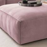 Gestoffeerde hocker LORALAI Fluweel - Velours Ravi: Mauve