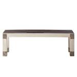 Banc Goa White Partiellement en manguier massif - Manguier vintage blanc