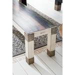 Banc Goa White Partiellement en manguier massif - Manguier vintage blanc