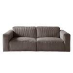 Polstergarnitur 3-2-Hocker LORALAI Cord - Cordstoff Lola: Espresso