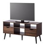 Tv-meubel GJORA 117 cm walnotenhouten look