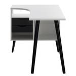 Bureau d'angle Sunndal Blanc / Noir