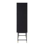 Highboard Luuk Matt Schwarz / Gold