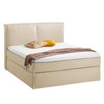 Letto boxspring Kinx Cotone Kielo: sabbia - 180 x 200cm - H2 - 130 cm