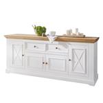 Buffet Ummanz I Pin massif - Pin blanc / Pin miel - Pin blanc